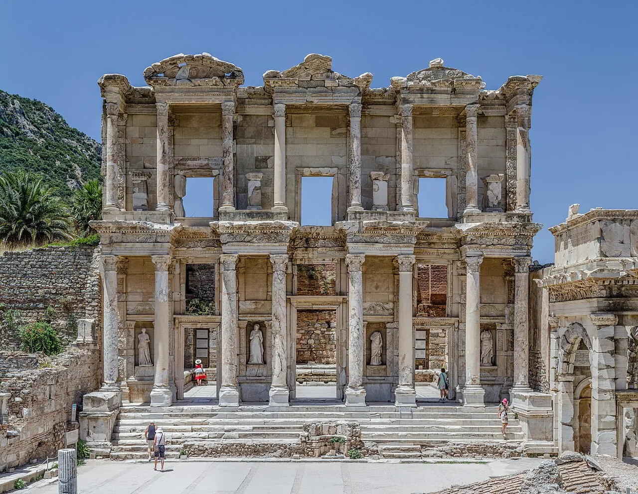 The Library of Celsus at ancient Ephesus near Selçuk