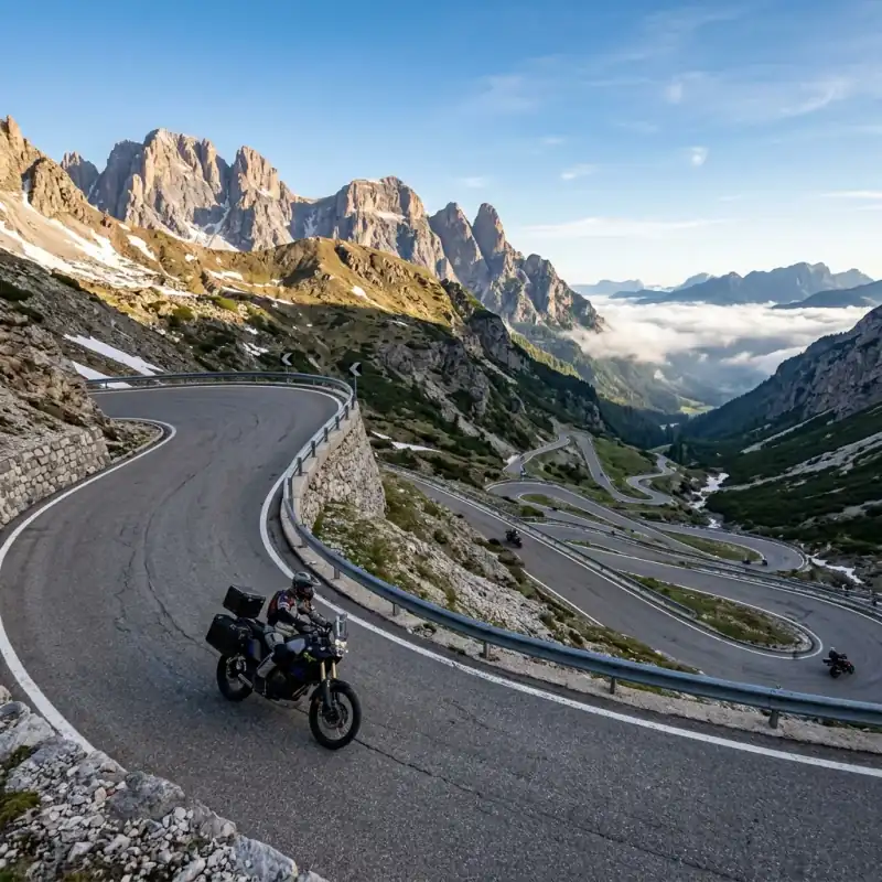 The Alps Motorcycle Route: Stelvio, the Dolomites & the Great Passes (2026)