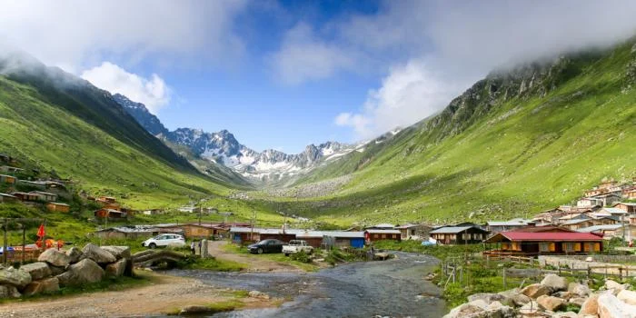 Ayder Yaylası, a high plateau village known for hot springs