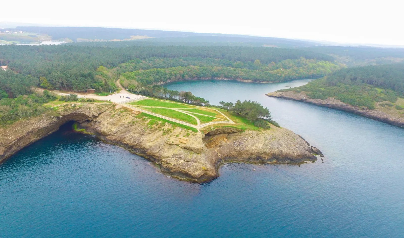 Hamsilos, a fjord-like inlet northwest of Sinop