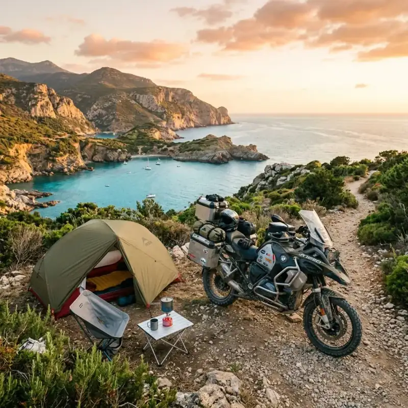 Motorcycle Camping Gear: The Complete Checklist for 2026 (Everything That Earns Its Space)