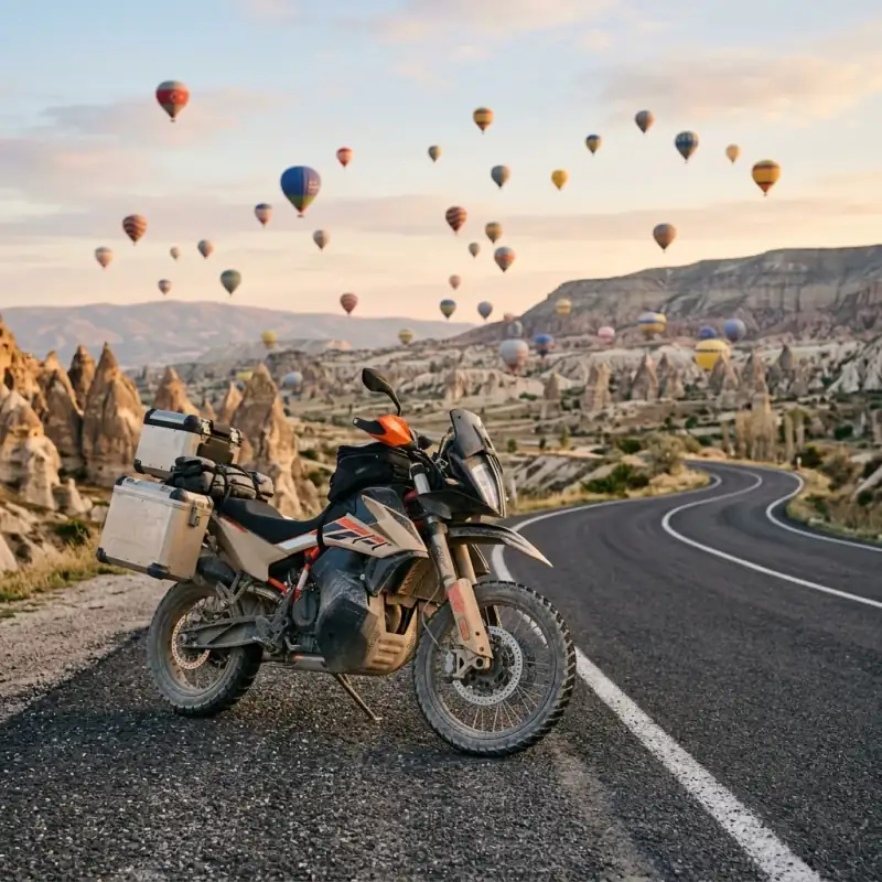 Cappadocia Motorcycle Route: A Road-Touring Loop Through the Fairy-Chimney Country (2026)