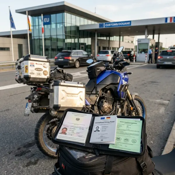 Crossing European Borders on a Motorcycle: Required Documents and Laws (2026)