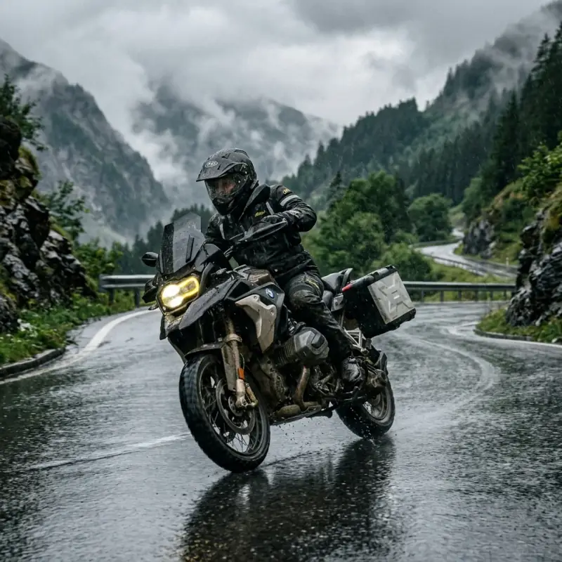 How to Ride a Motorcycle in the Rain (2026): Wet-Road Technique for Touring Riders