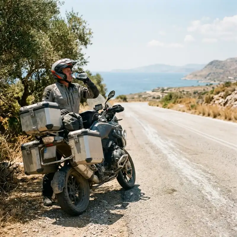 How to Stay Cool Riding a Motorcycle in Hot Weather (2026): Gear, Hydration and the Heat That Sneaks Up on You