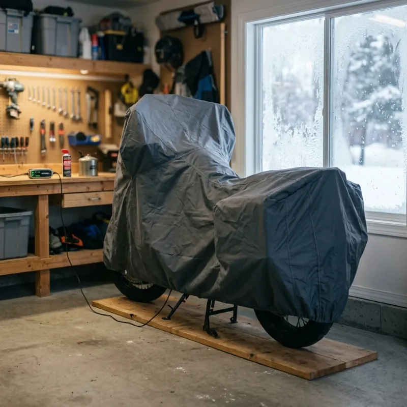 How to Store Your Motorcycle for Winter: A Cold-Climate-Aware Guide (2026)