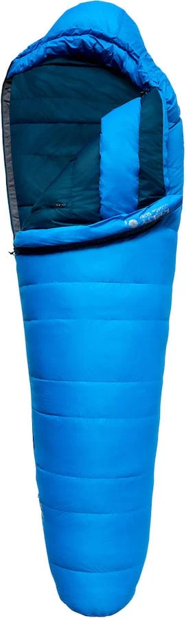 Kelty Cosmic Down 20 550-fill DriDown mid-range mummy sleeping bag for shoulder-season motorcycle camping