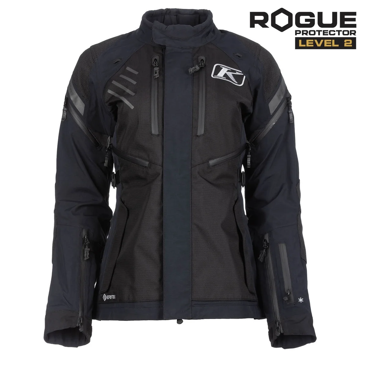 Klim Artemis women's ADV motorcycle jacket armor detail