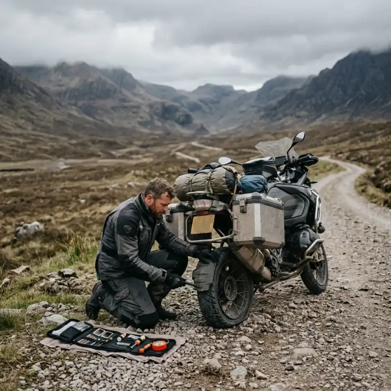 How to Fix a Flat Motorcycle Tire on the Road: Tube vs Tubeless (2026)