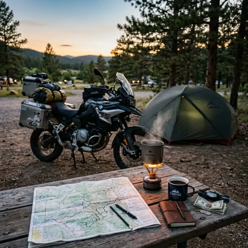 How Much Does a Motorcycle Camping Trip Actually Cost? (Real Europe Budget, 2026)