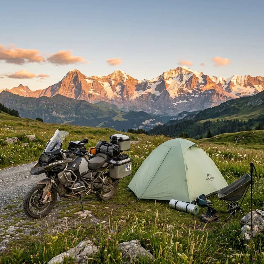 Naturehike Cloud Up 2 ultralight camping tent pitched in a scenic mountain setting