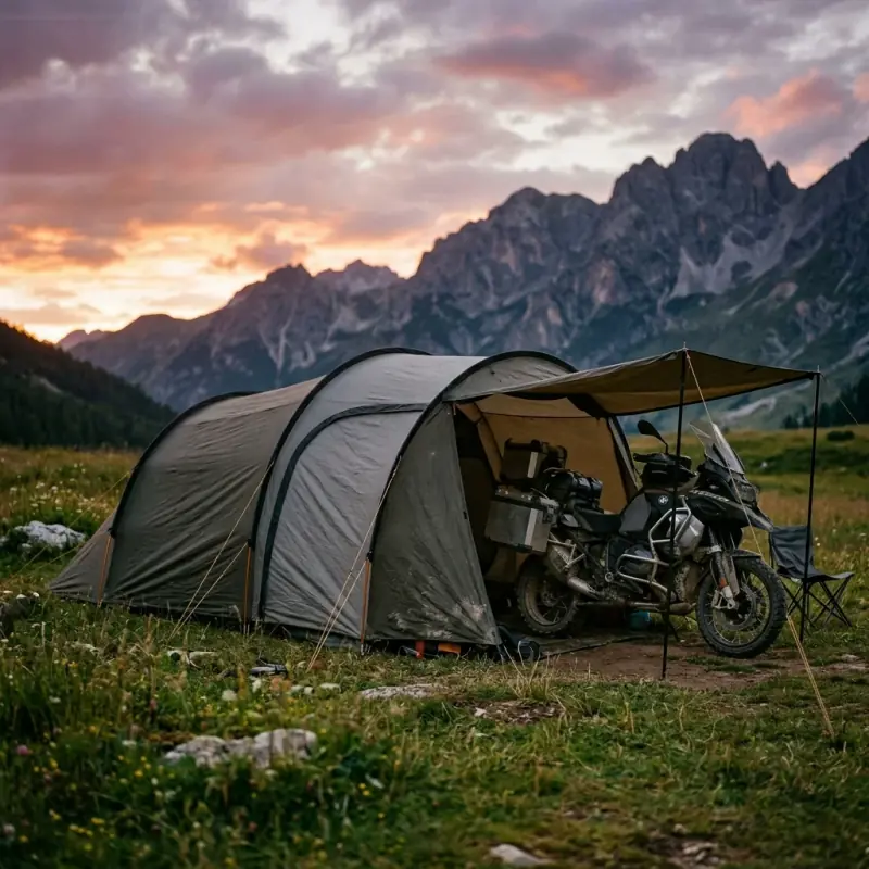 The Outlaw Motorcycle Tent: What It Is, and 4 Alternatives You Can Actually Buy