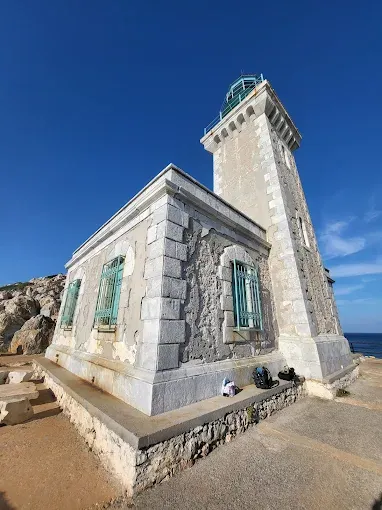 Lighthouse at Cape Tainaron, the southernmost point of mainland Greece