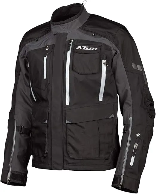 Klim Carlsbad adventure motorcycle jacket with vents open