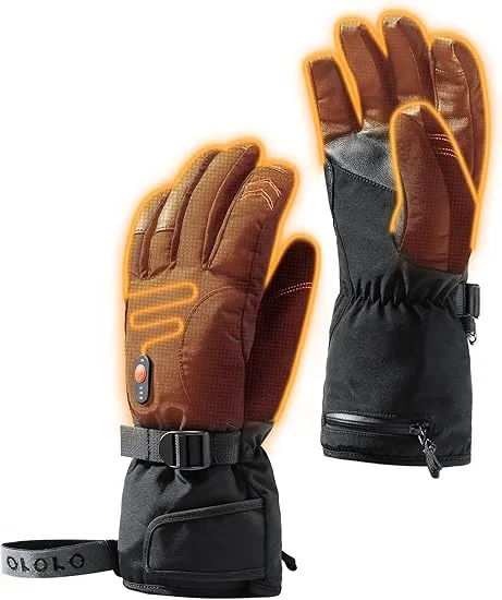 ORORO battery heated gloves for motorcycle and ski use