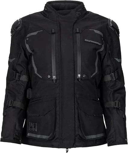 Tourmaster Trek women's adventure motorcycle jacket with CE Level 2 armour and zip-out waterproof liner