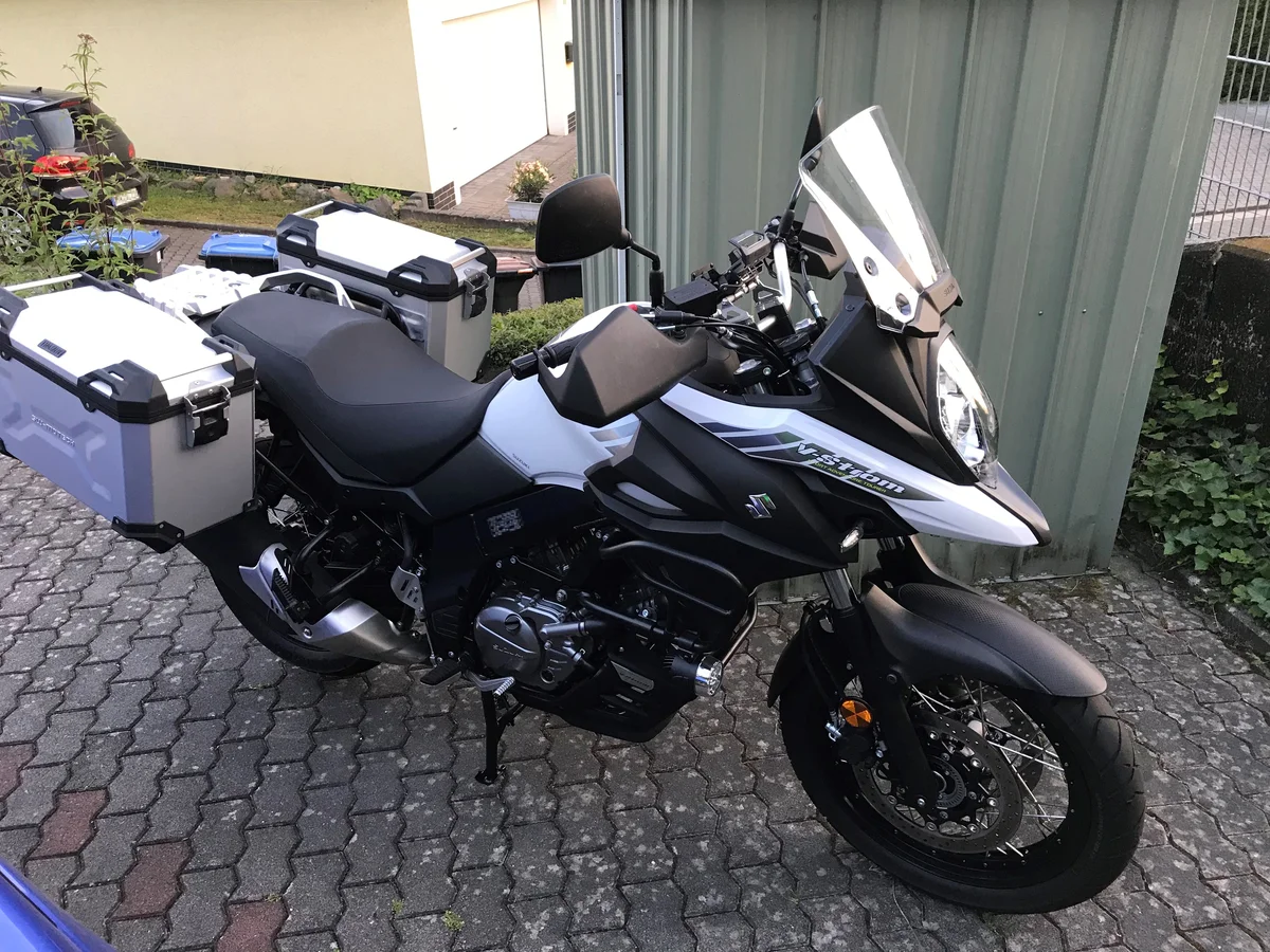 Suzuki V-Strom 650 touring motorcycle