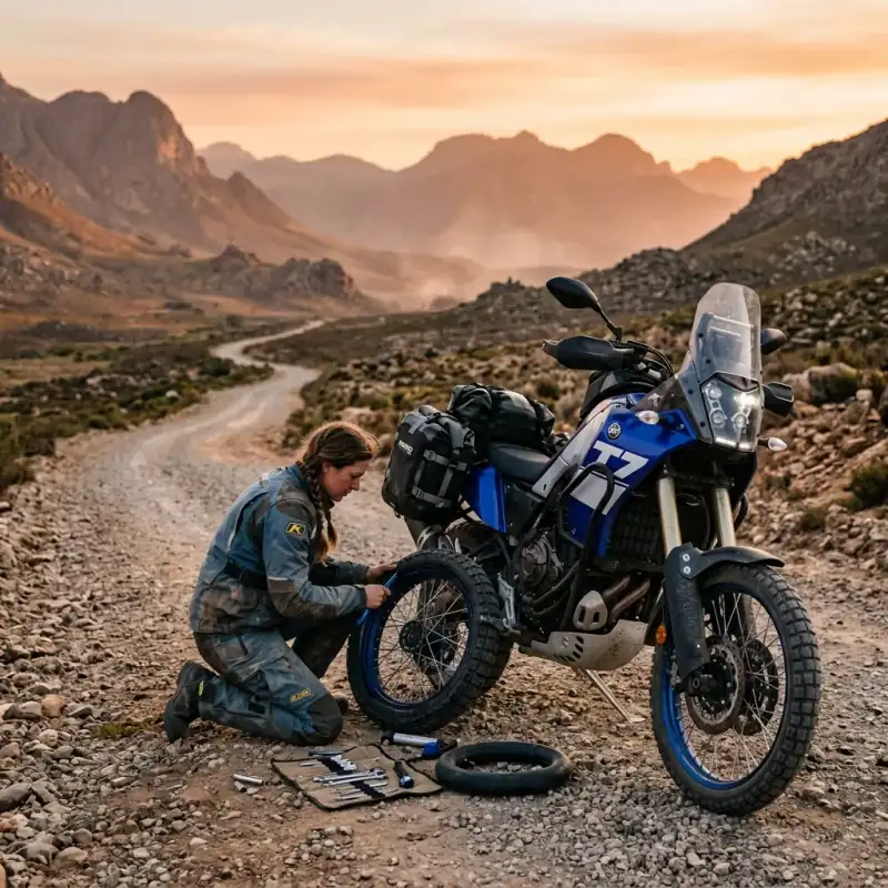 Roadside Repairs in the Middle of Nowhere: A Ténéré 700 Field-Maintenance Guide (2026)