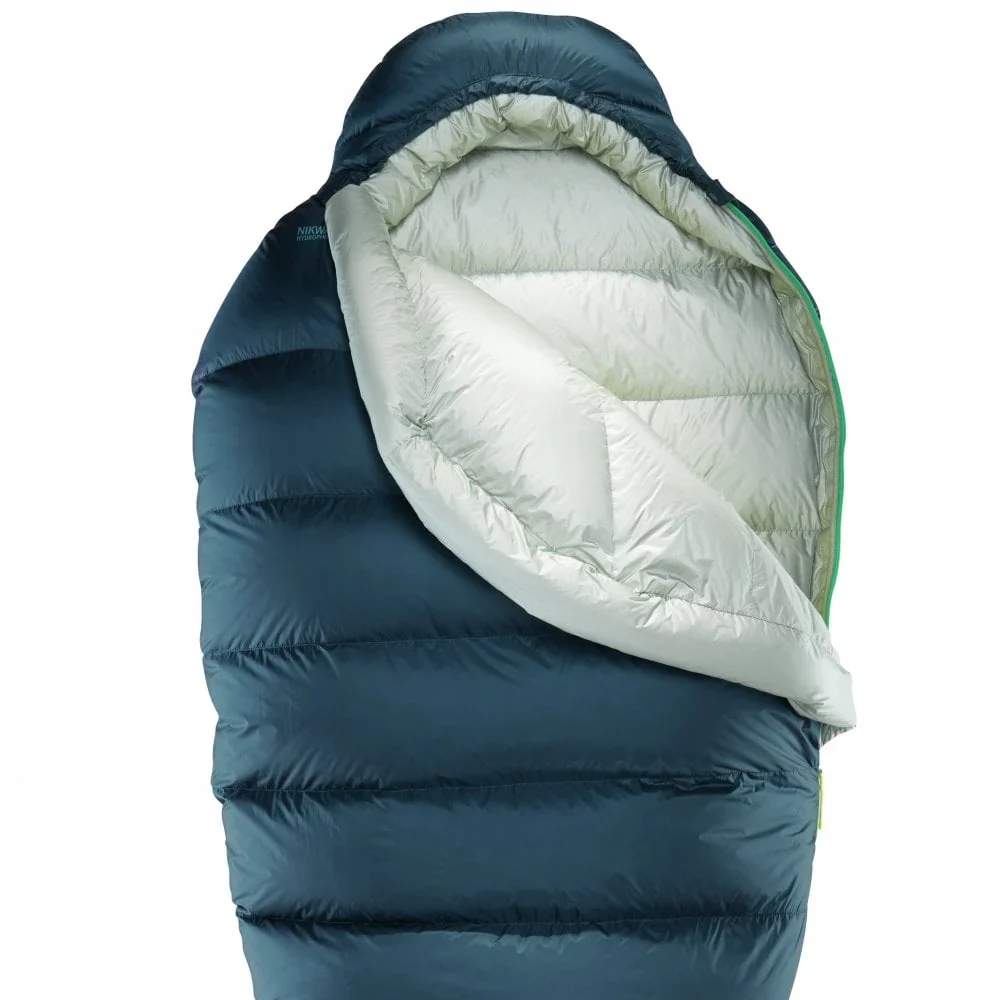 Therm-a-Rest Hyperion 20 900-fill hydrophobic down ultralight sleeping bag for motorcycle camping
