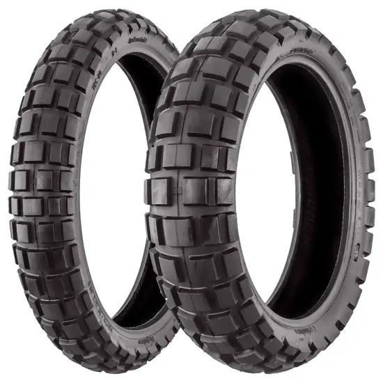 Continental TKC80 Twinduro adventure motorcycle tire with deep knobby blocks