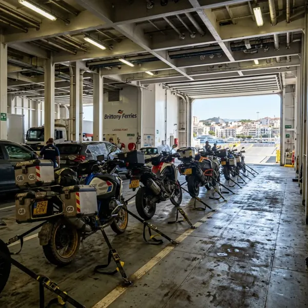 UK to Spain Motorcycle Ferry Guide: Crossing via Brittany Ferries (2026)