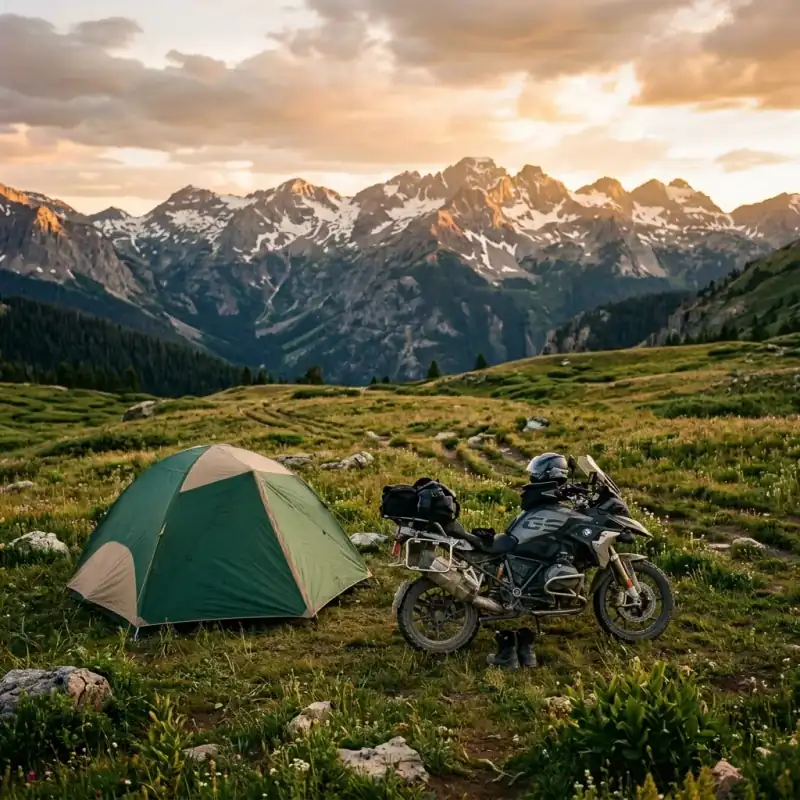 Wild Camping with Your Motorcycle in Europe: Country-by-Country Legal Guide (2026)